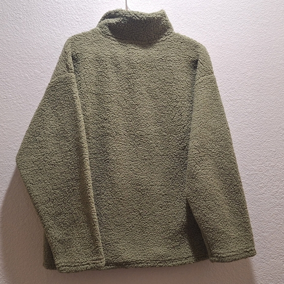 Womens Disney Sherpa Quarter Zip Pullover - Picture 2 of 6